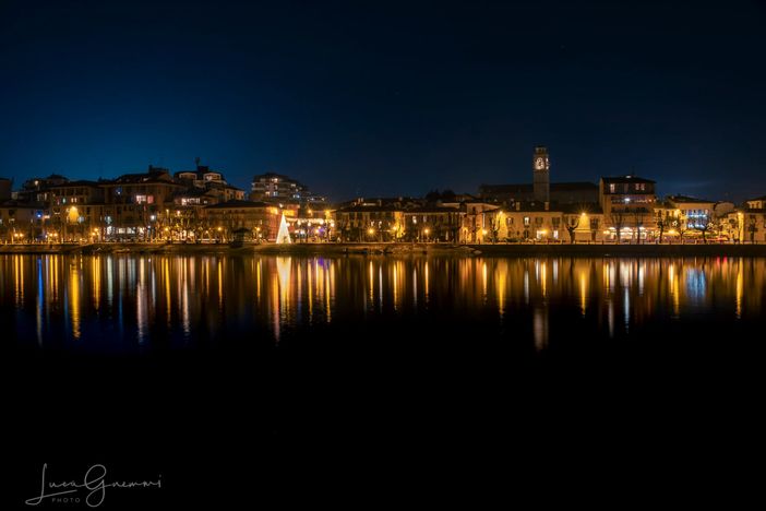 Sesto Calende by night