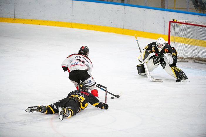 Un'immagine significativa di Caldaro-Varese: i Mastini ora sono "a terra"