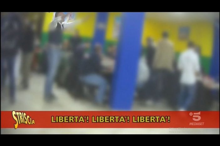 Fermo immagine del servizio andato in onda questa sera