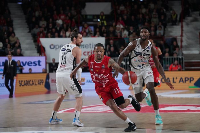 Keifer Sykes, playmaker della Openjobmetis Varese (foto Fabio Averna)