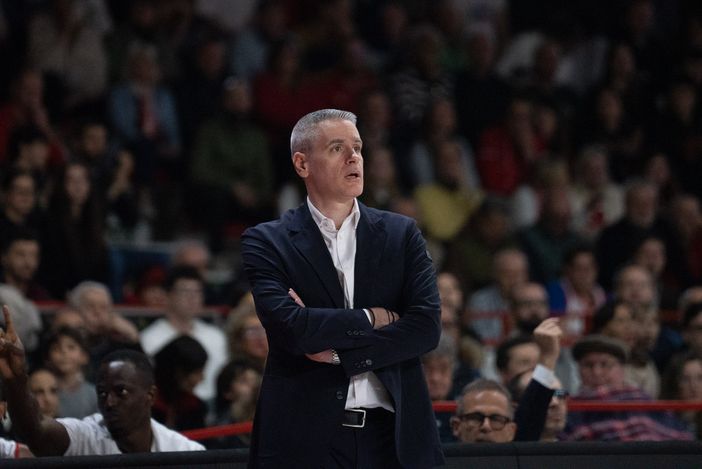 Ioannis Kastritis, coach della Openjobmetis Varese (foto Fabio Averna)