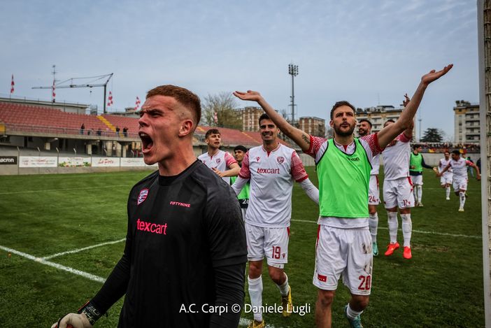 Un talento vincente per la porta della Varesina: Cristian Lorenzi ha vinto la D a Carpi e poi ha assaggiato anche la C (foto tratta dal profilo ufficiale AC Carpi - Daniele Lugli)