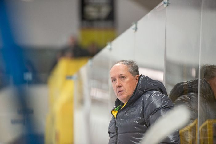Massimo Da Rin, ex coach dei Mastini che dal 2021 è sulla panchina del Como: uno dei più stimati ed esperti conoscitori dell'hockey italiano (foto Alessandro Umberto Galbiati)