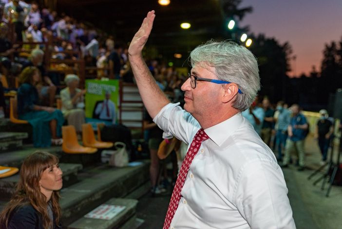 Davide Galimberti all'ippodromo di Varese. Foto Alessandro Galbiati