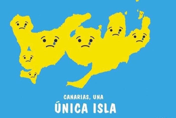Le Canarie unite in un'unica isola: un'immagine bellissima che è diventata il simbolo di sostegno e forza dell'arcipelago durante i terribili giorni dell'incendio che ad agosto ha devastato Gran Canaria