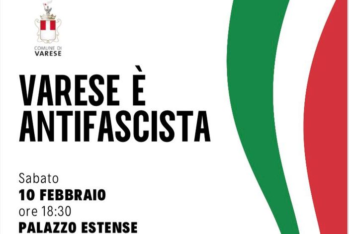"Varese è antifascista": sabato la manifestazione dopo «un piccolo e modesto show consumatosi nel cortile d’onore di Palazzo Estense»