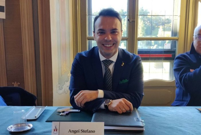 Il consigliere comunale Stefano Angei Il consigliere comunale Stefano Angei