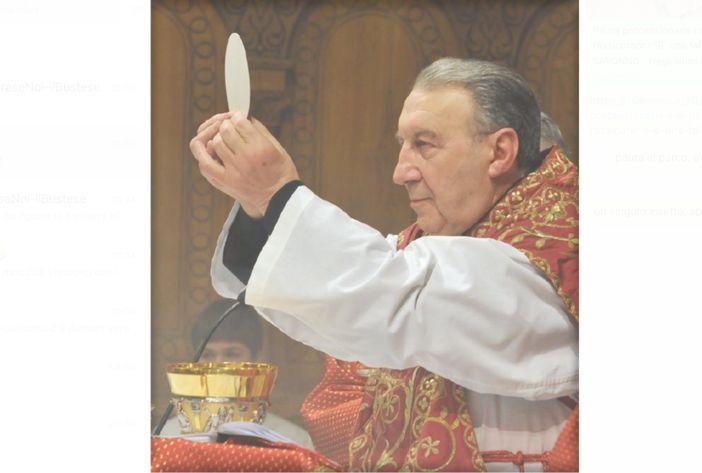 Monsignor Gino Discacciati (foto dal sito web della Città di Cernobbio)