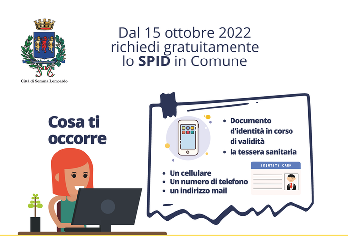 Somma Lombardo: identità digitale gratuita in Comune