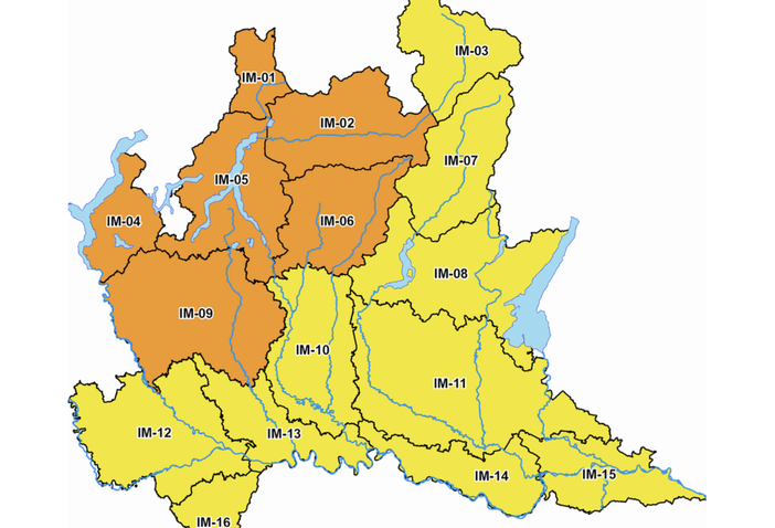 Maltempo, ci risiamo: allerta arancione della Protezione civile per il Varesotto fino alle 16