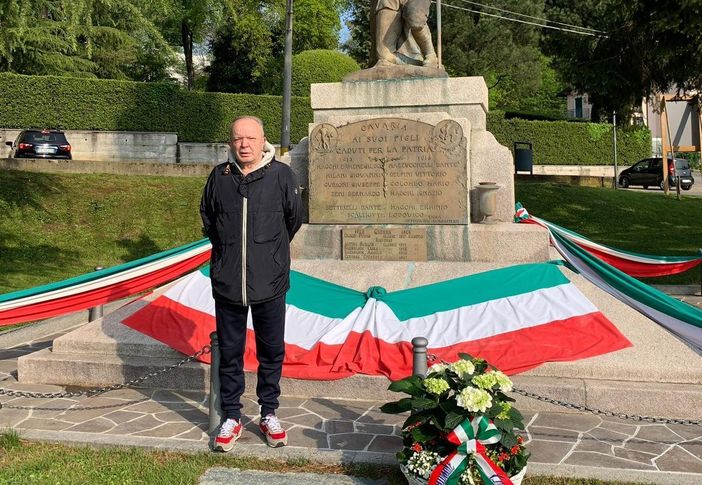 Remigio Maistrello in una foto dalla pagina Facebook del Comune Remigio Maistrello in una foto dalla pagina Facebook del Comune