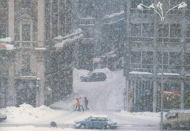 La nevicata del secolo del 1985 (foto tratta da La Varese Nascosta)