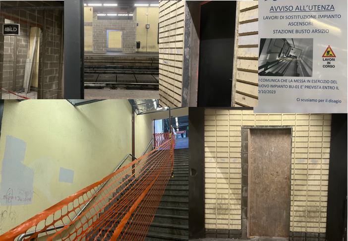 L'evoluzione del cantiere: intanto alla stazione Nord tra una settimana è attesa la riapertura dell'ascensore