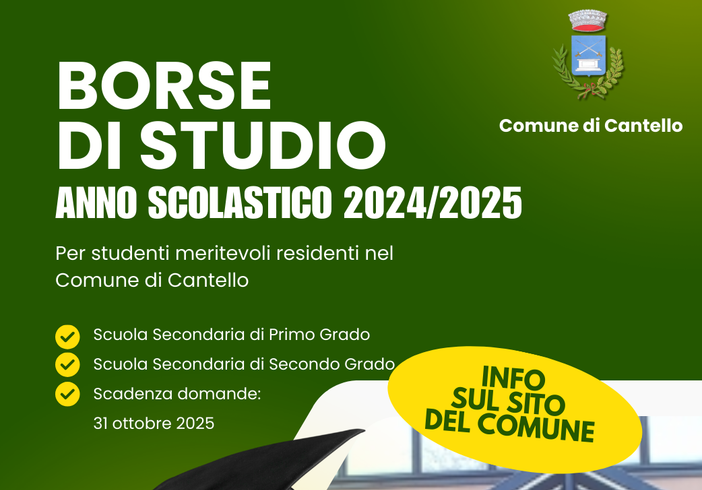 Cantello, in arrivo otto borse di studio per gli alunni del paese Cantello, in arrivo otto borse di studio per gli alunni del paese