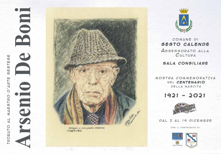 Il tributo di Sesto Calende al maestro Arsenio De Boni nel centenario della nascita