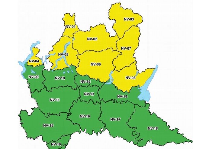 Neve in arrivo. La Protezione civile dirama l'allerta "gialla" per le Prealpi varesine