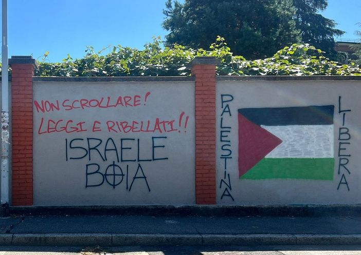 Gallarate, “murales” pro Palestina e insulti a Israele. L’ira del sindaco Gallarate, “murales” pro Palestina e insulti a Israele. L’ira del sindaco