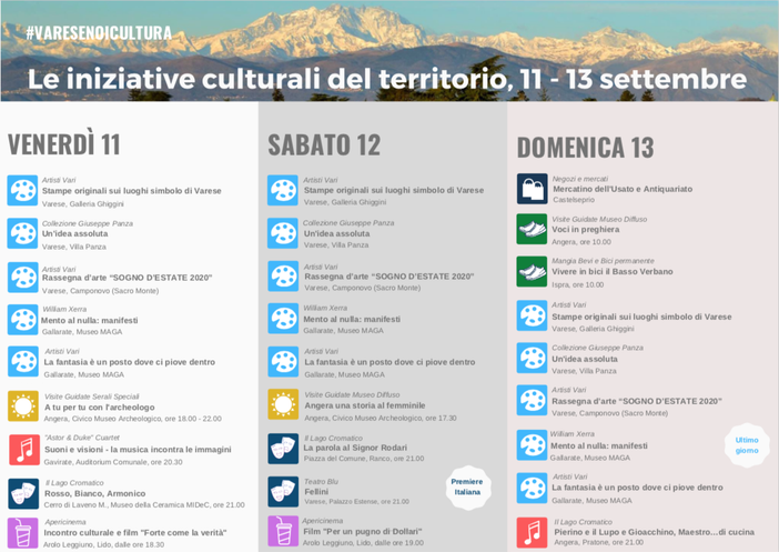 GLI EVENTI DEL WEEKEND - Morricone, Fellini, Rodari: tre giorni per sognare GLI EVENTI DEL WEEKEND - Morricone, Fellini, Rodari: tre giorni per sognare