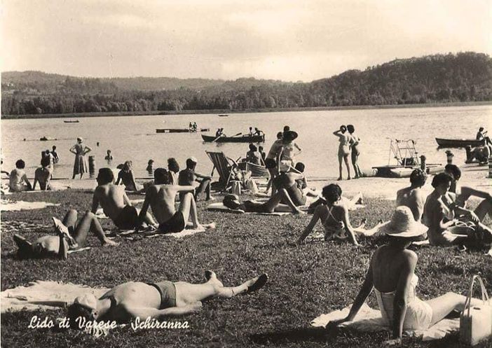 LA VARESE NASCOSTA - FOTOGALLERY La spiaggia di Varese e, cinquant'anni fa, la nascita delle piscine e del Parco Zanzi