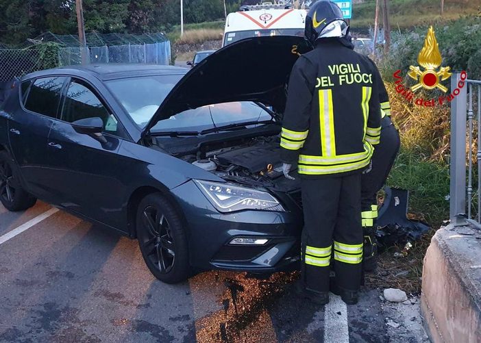 Incidente a Clivio: auto fuori strada, un ferito