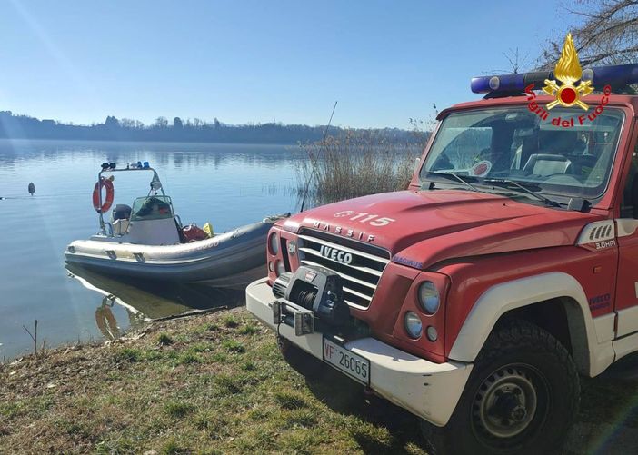 I vigili del fuoco sul posto I vigili del fuoco sul posto