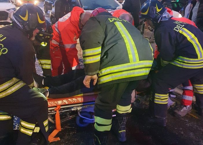 I soccorritori sul posto