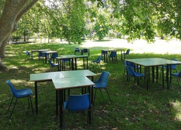 A Villa Mylius si studia all'aperto: ecco le "aule verdi" A Villa Mylius si studia all'aperto: ecco le "aule verdi"