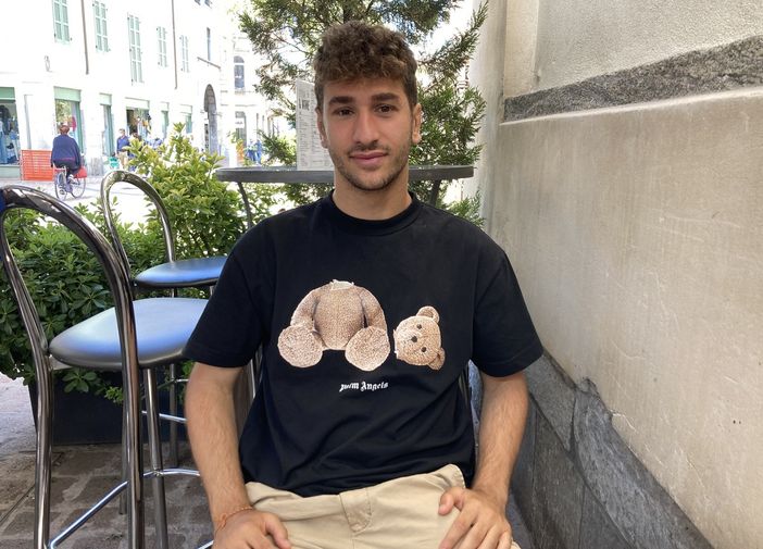 Un caffè con Domenico Rossi in centro a Busto Un caffè con Domenico Rossi in centro a Busto