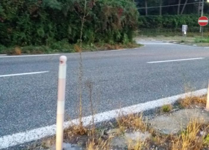 Un tratto della superstrada Besozzo-Vergiate