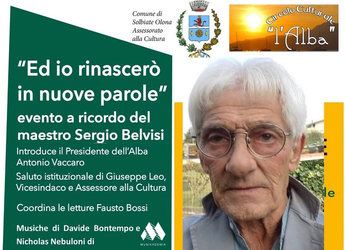 «Ed io rinascerò in nuove parole». Il ricordo del maestro Sergio Belvisi