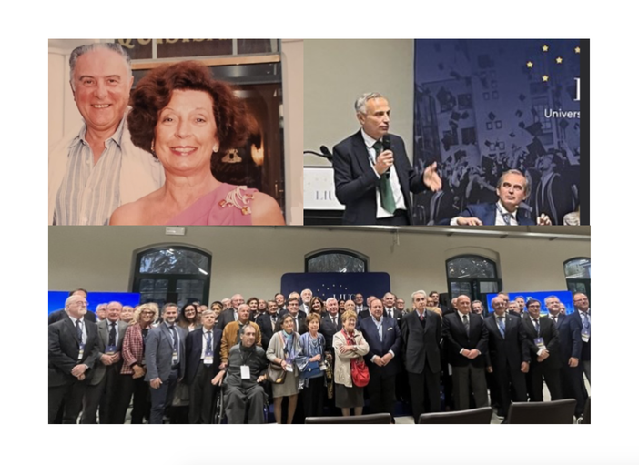 Luisa Alloni con il marito Flavio. Il presidente Liuc Comerio, il rettore Visconti e l'ultima cerimonia dei 30 anni