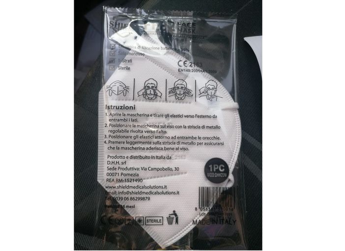 Attenzione alle mascherine: le Ffp2 con marchio CE non a norma sono in vendita anche a Varese Attenzione alle mascherine: le Ffp2 con marchio CE non a norma sono in vendita anche a Varese
