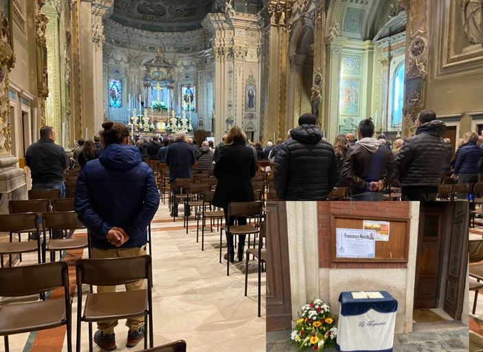 A Fagnano l’ultimo saluto a Francesco Macchi: «L’amore che ci hai donato non finisce» A Fagnano l’ultimo saluto a Francesco Macchi: «L’amore che ci hai donato non finisce»