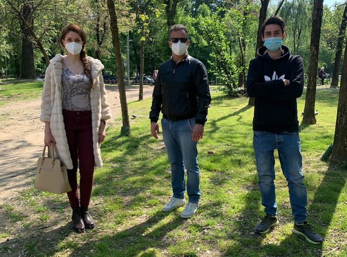 Il consigliere Alessandro Albani tra Alessandra Carola Brambilla e lo youtuber Kiko.Co Il consigliere Alessandro Albani tra Alessandra Carola Brambilla e lo youtuber Kiko.Co