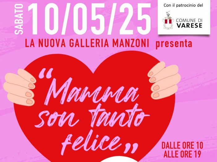 Varese celebra la Festa della Mamma alla Galleria Manzoni