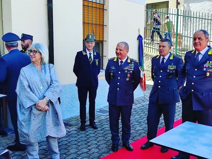 Un momento dell'inaugurazione in una foto tratta dalla pagina Facebook di Impegno Civico