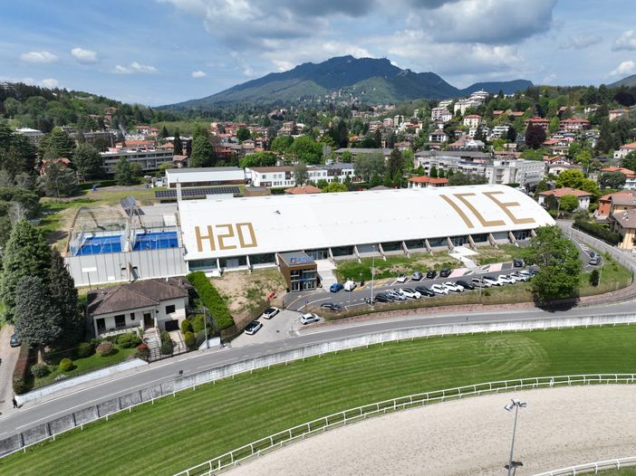 Una visione aerea dell'area del palaghiaccio (Photosport & More) Una visione aerea dell'area del palaghiaccio (Photosport & More)