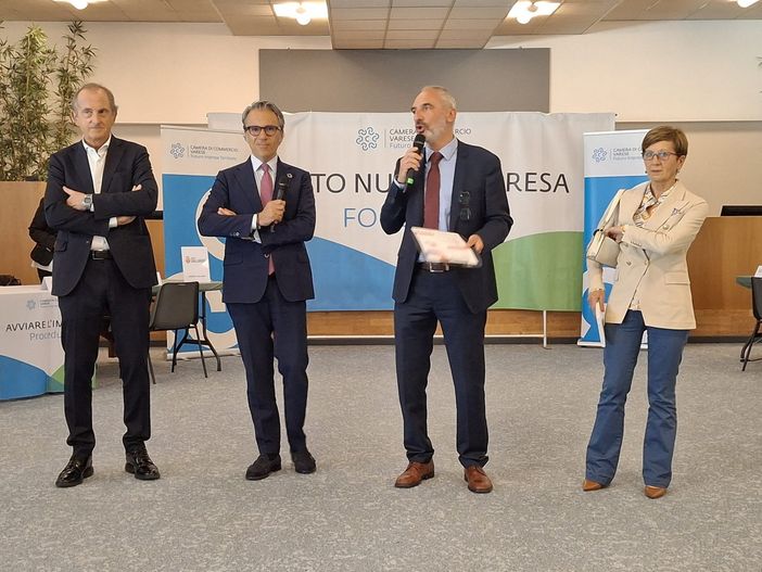 Da sinistra, Emanuele Antonelli, Mauro Vitiello, Giacomo Mazzarino, Paola Castiglioni