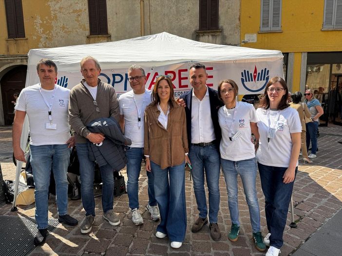 Il gazebo dell'Ordine delle Professioni Infermieristiche