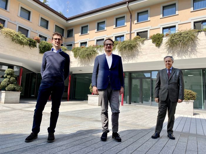 Da sinistra Coppe, Gualandi e Nicosia