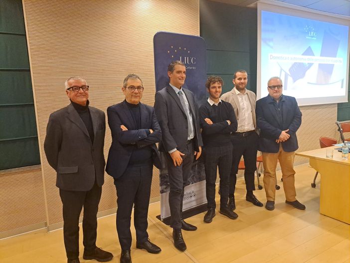 I partecipanti al workshop ospitato dall'auditorium della Liuc