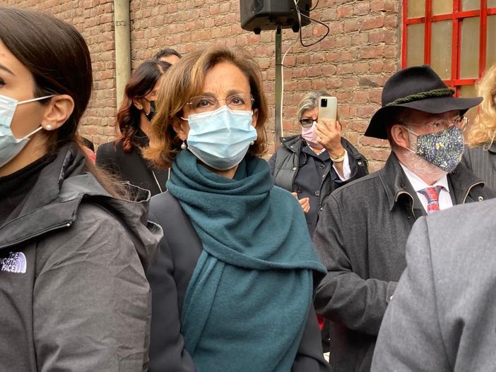 La ministra Cartabia ha inaugurato a Fagnano “La Valle di Ezechiele”
