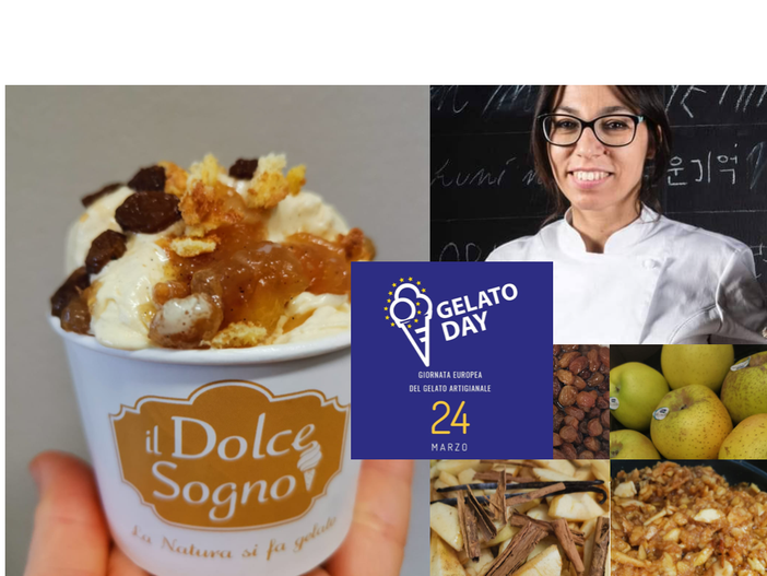 La Giornata europea del gelato artigianale è tutta da gustare con “Il Dolce Sogno”. Va a nozze con lo strudel di mele