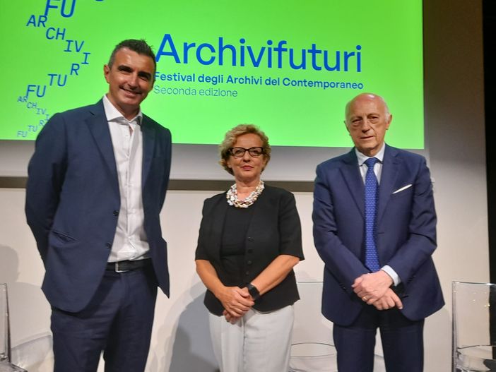 Da sinistra, Giorgio Gaspari, Emma Zanella, Carlo Massironi