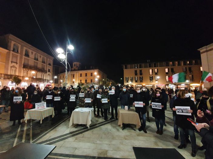 La manifestazione dello scorso gennaio in piazza a Busto La manifestazione dello scorso gennaio in piazza a Busto