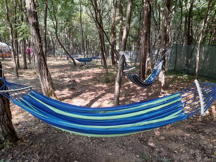 L'area relax è fra quelle ripulite per il Woodoo Fest