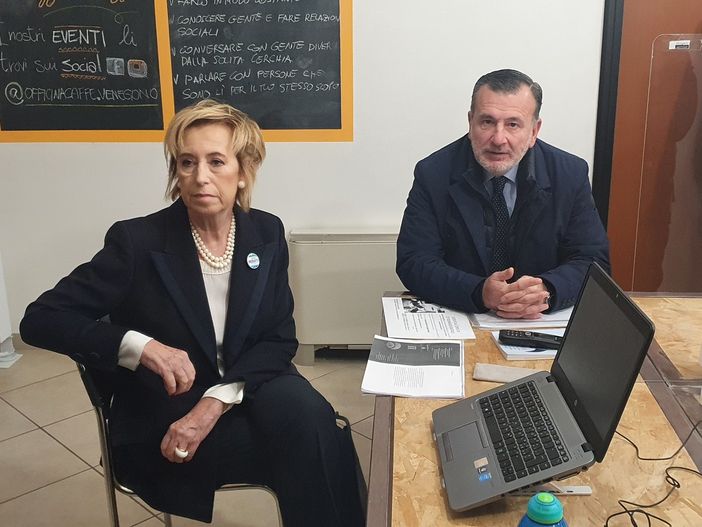 Letizia Moratti e Luca Ferrazzi