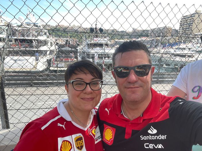 La gioia di Pamela e Lorenzo Pisani La gioia di Pamela e Lorenzo Pisani