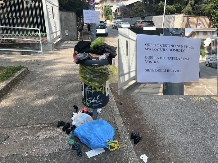 LA FOTO. Lo chiamavano cestino, ma scatta la rivolta: «Non è per la spazzatura domestica, incivili»