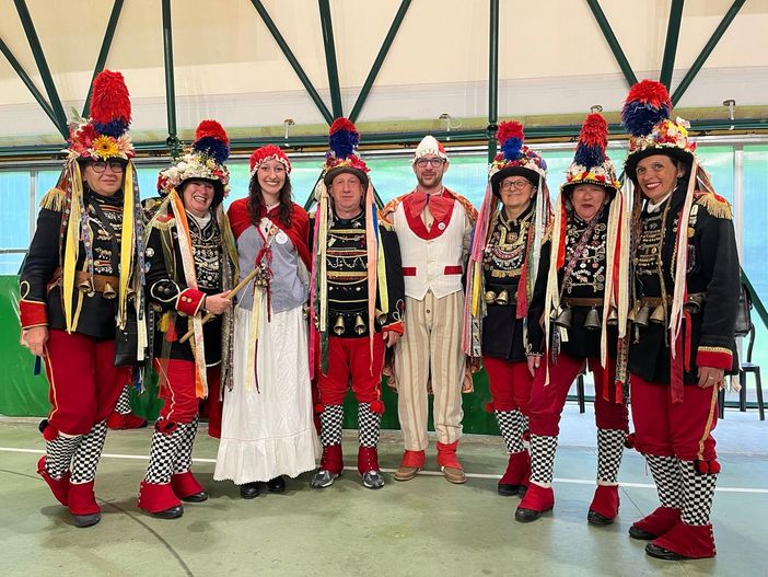 FOTO. Le maschere di Busto al raduno nazionale: «Che gioia far conoscere le tradizioni ai giovani»